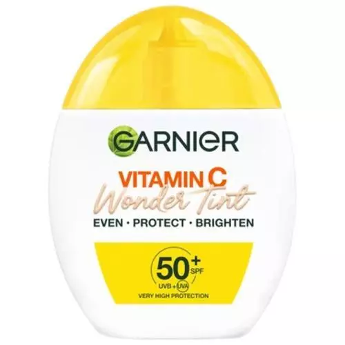 Garnier fluid 40ml SPF50+ Vitamin C Wonder Tint Light