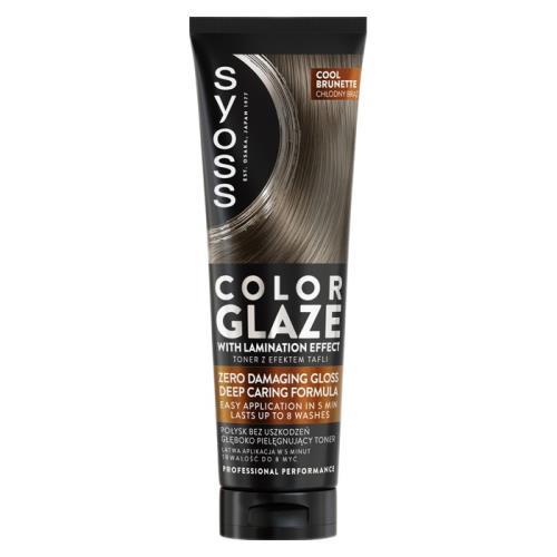 Syoss Glossing toner 130ml chladně hnědý